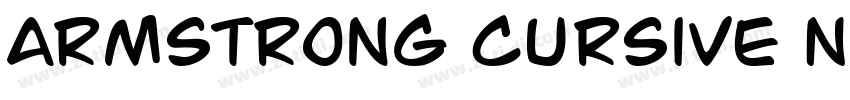Armstrong cursive No字体转换